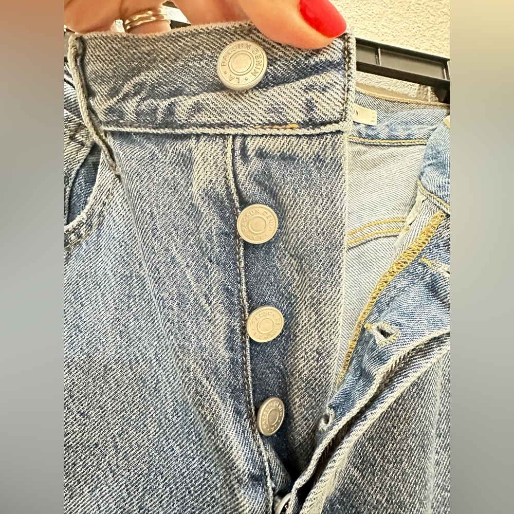 Pacsun Stretch Medium Indigo Dad Jeans size 9 runs big - Picture 14 of 15